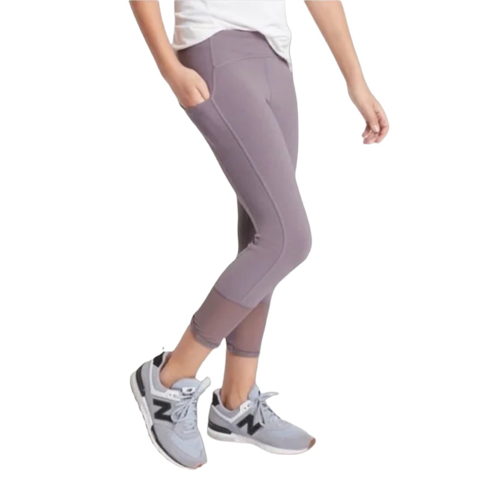 ATHLETA GIRL Mind Over Matter Capri Legging in Dusty Lavender L/12